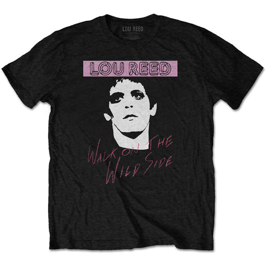 LOU REED UNISEX T-SHIRT: WALK ON THE WILD SIDE