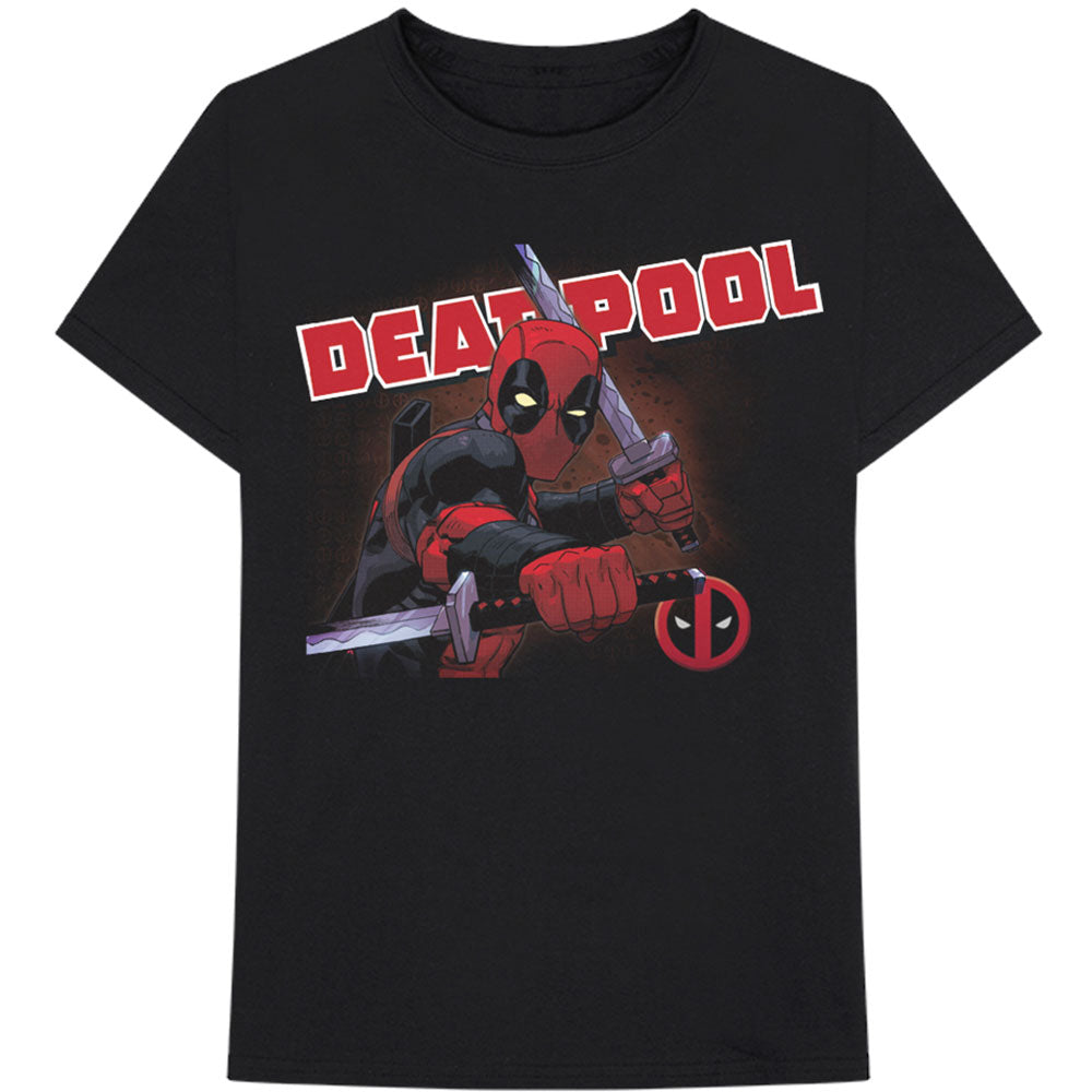MARVEL COMICS UNISEX T-SHIRT: DEADPOOL COVER