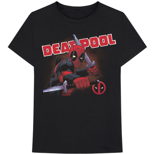MARVEL COMICS UNISEX T-SHIRT: DEADPOOL COVER