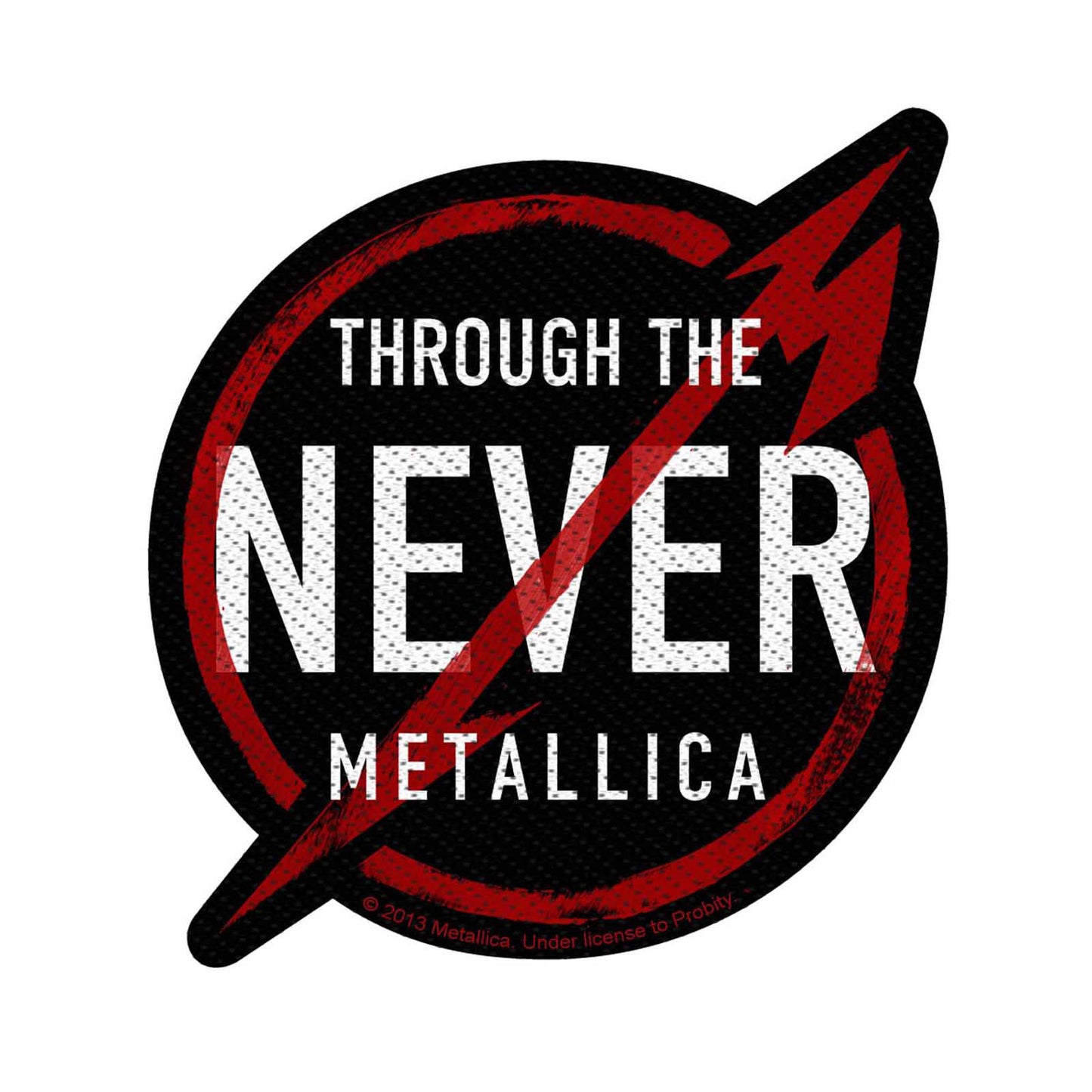 METALLICA STANDARD PATCH: THROUGH THE NEVER