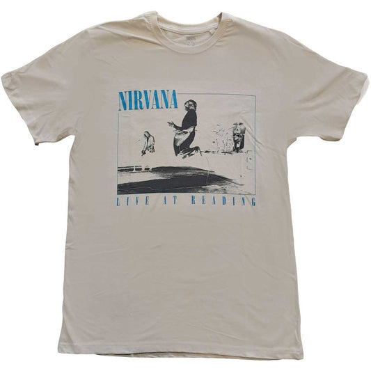 NIRVANA UNISEX T-SHIRT: LIVE AT READING