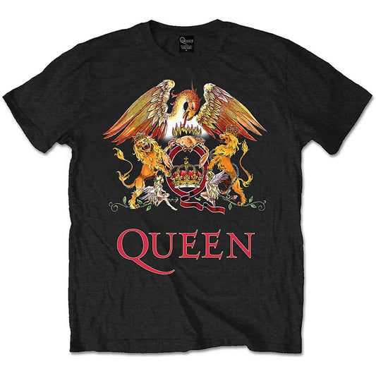 QUEEN UNISEX T-SHIRT: CLASSIC CREST