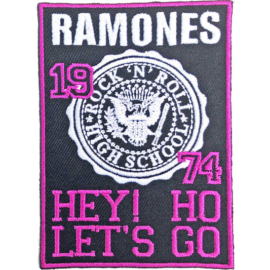 RAMONES STANDARD PATCH: HIGH SCHOOL