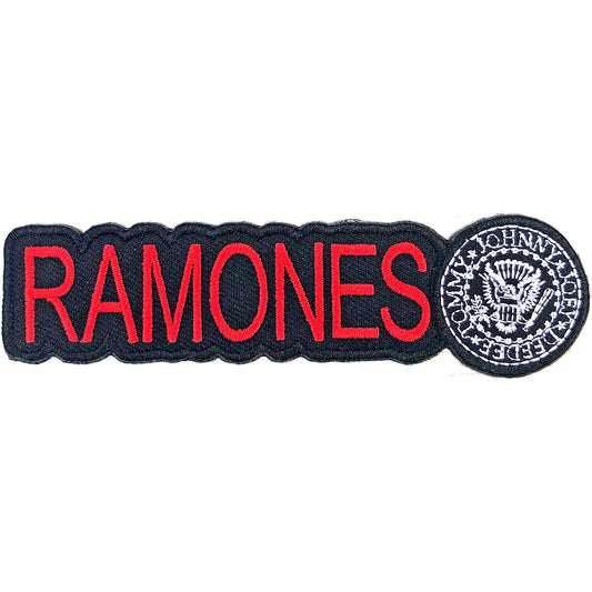 RAMONES STANDARD PATCH: LOGO & SEAL