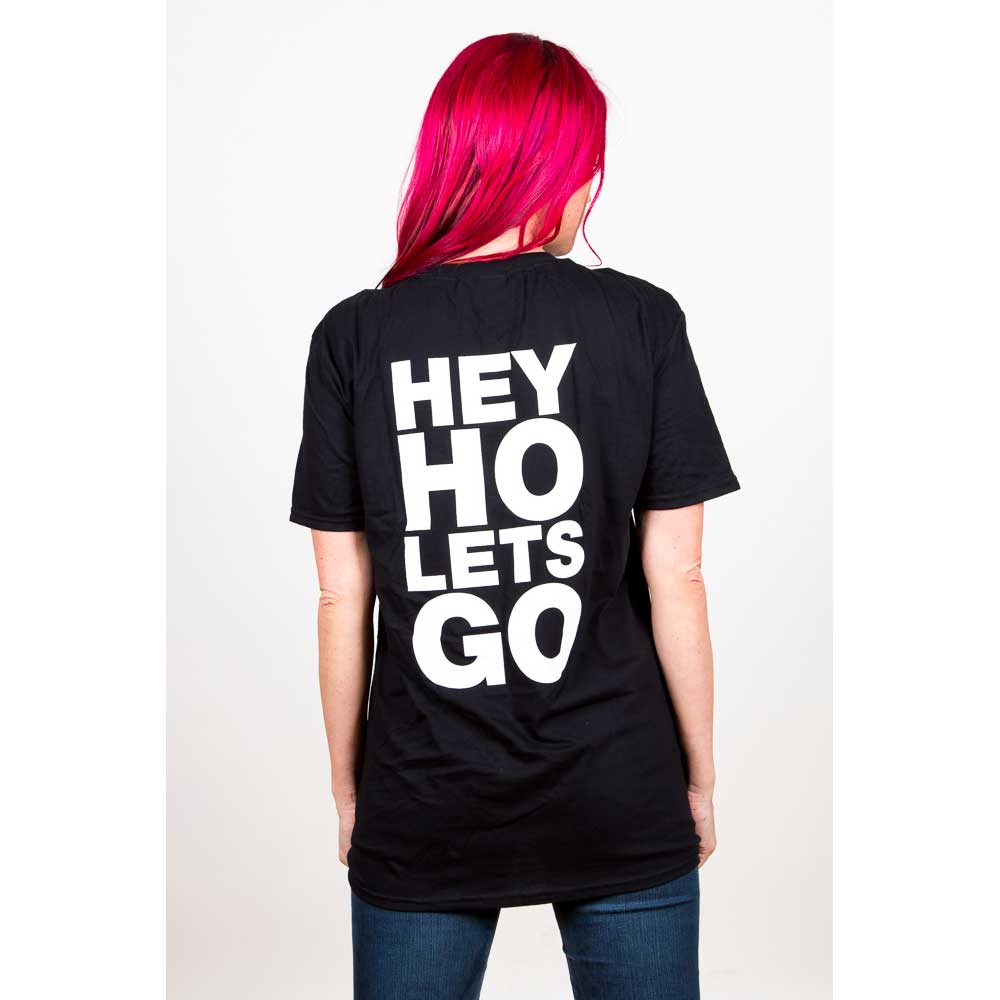 RAMONES UNISEX T-SHIRT: HEY HO