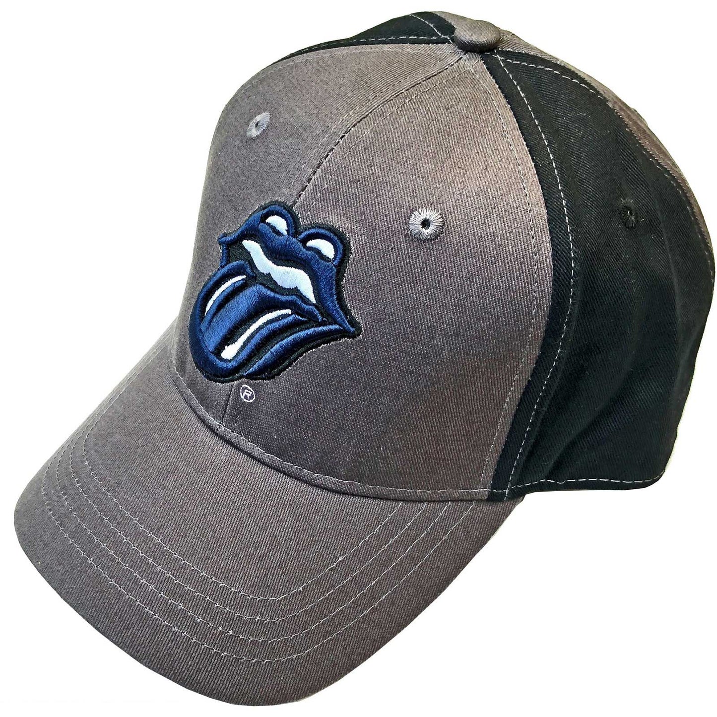 THE ROLLING STONES UNISEX BASEBALL CAP: NAVY TONGUE