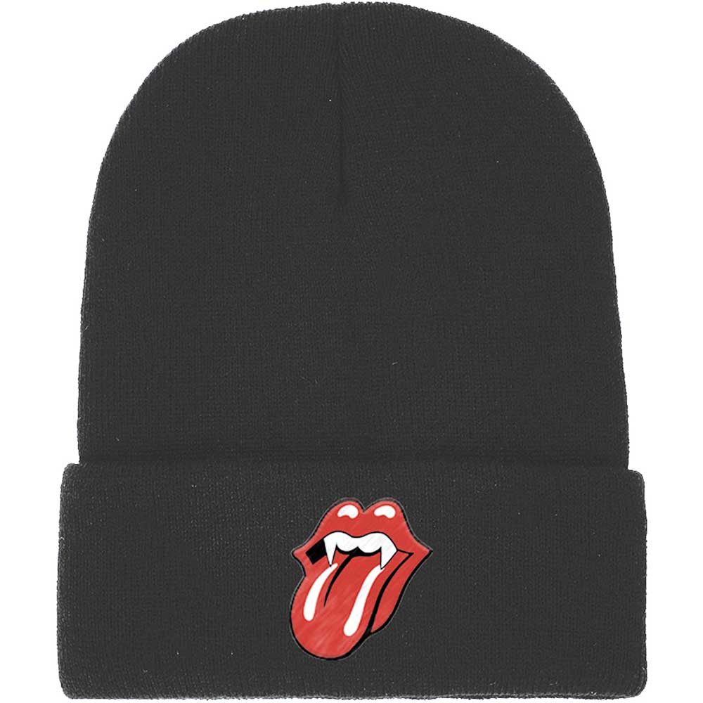 THE ROLLING STONES UNISEX BEANIE HAT: FANG TONGUE