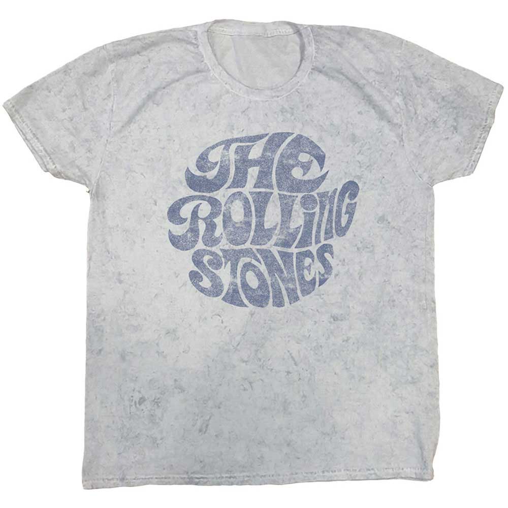 THE ROLLING STONES UNISEX T-SHIRT: 70'S LOGO (DIP-DYE)