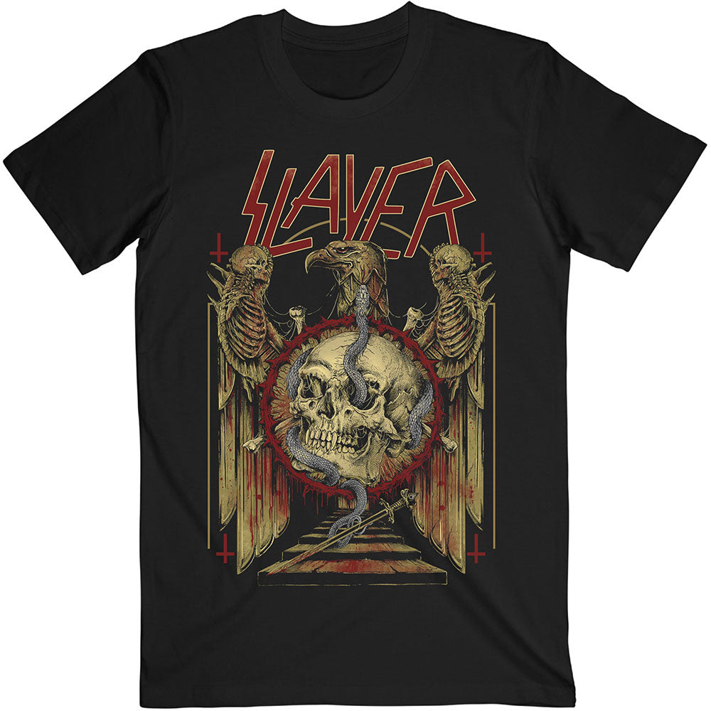 SLAYER UNISEX T-SHIRT: EAGLE & SERPENT