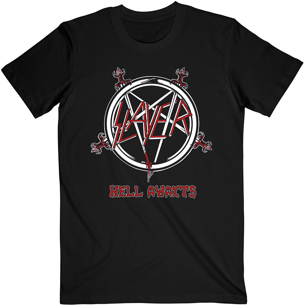 SLAYER UNISEX T-SHIRT: HELL AWAITS TOUR