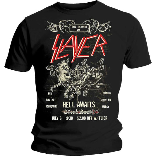 SLAYER UNISEX T-SHIRT: VINTAGE FLYER