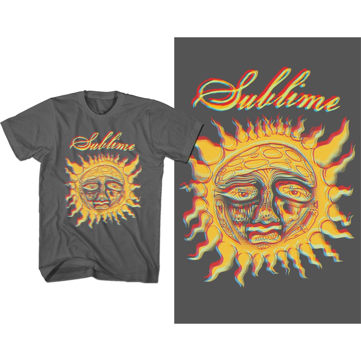 SUBLIME UNISEX T-SHIRT: YELLOW SUN