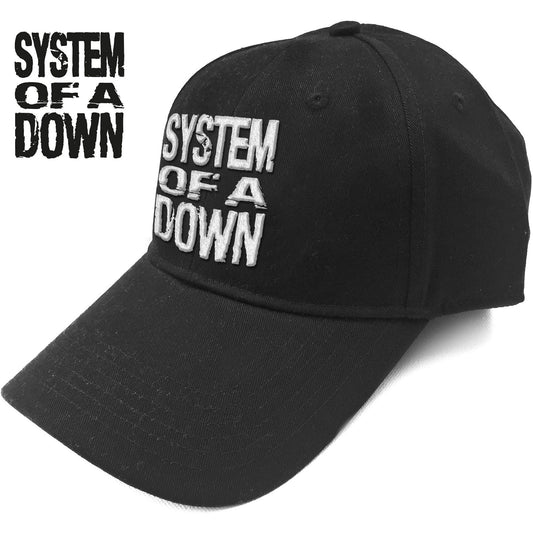SYSTEM OF A DOWN UNISEX BASEBALL CAP: STACKED LOGO