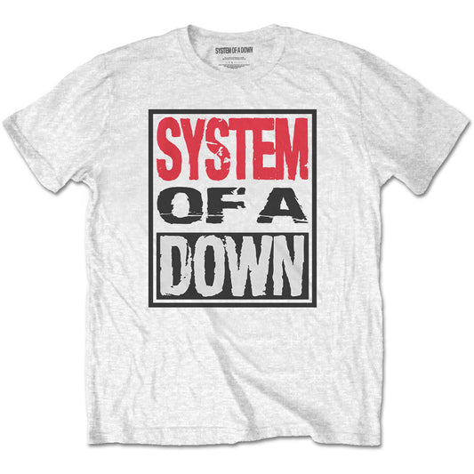 SYSTEM OF A DOWN UNISEX T-SHIRT: TRIPLE STACK BOX