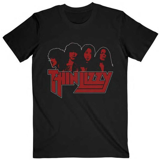 Thin Lizzy Band Photo Logo Unisex T-Shirt