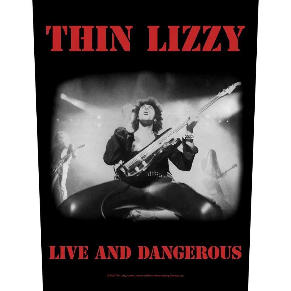 Thin Lizzy Live a Dangerous Back Patch