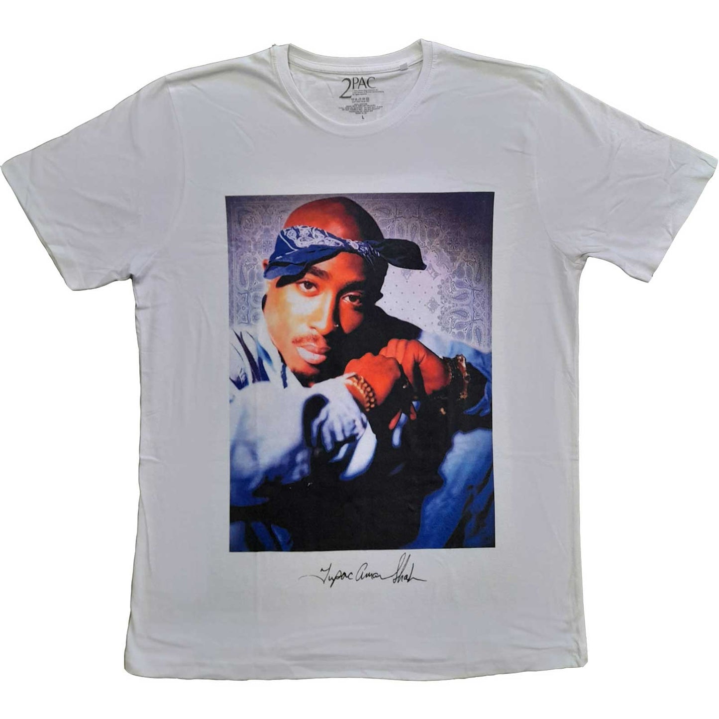 Tupac Blue Bandana Unisex T-Shirt