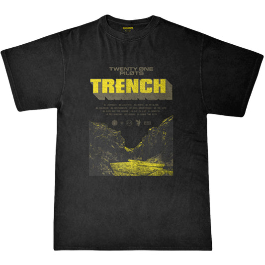 TWENTY ONE PILOTS UNISEX T-SHIRT: TRENCH CLIFF