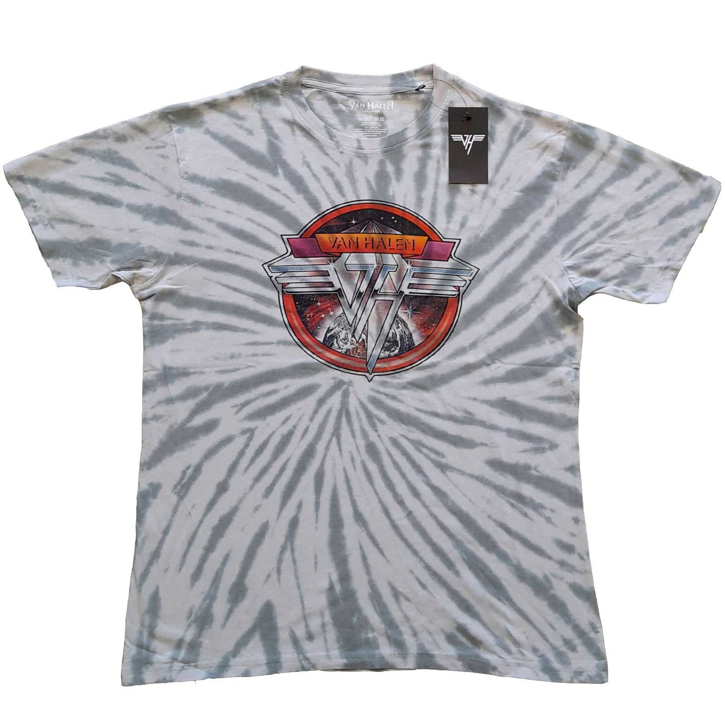 VAN HALEN UNISEX T-SHIRT: CHROME LOGO