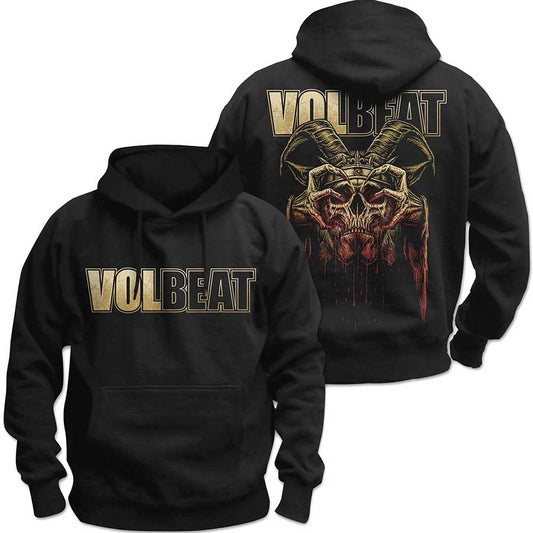 Volbeat Bleeding Crown Skull Pullover Hoodie