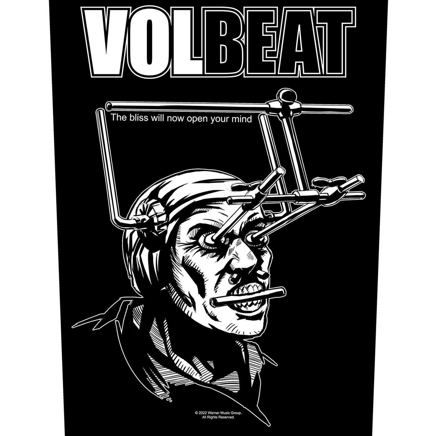 Volbeat Open Your Mind Back Patch