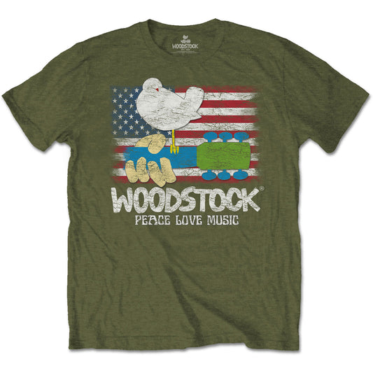 Woodstock Flag Unisex T-Shirt